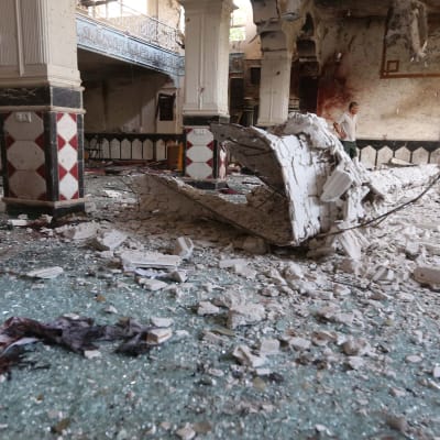 Över 20 personer dödades i en självmordsbombning i den här moskén den 1 augusti 2017.