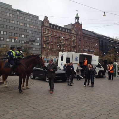 Horse Show-veckan inleddes i Helsinfors centrum.