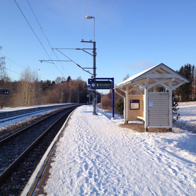 Tågstationen i Ingå