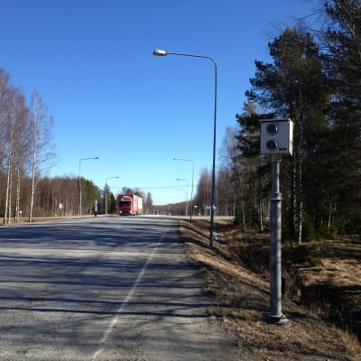 Riksväg åtta i Kronoby.