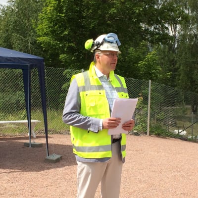 Nordkalks divisionschef Jarkko Kaplin.
