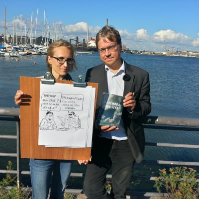 Pekka Sauri piirsi pilakuvan aiheesta Parempaa kuin seksi. Ja kirjoitti myös samannimisen romaanin.