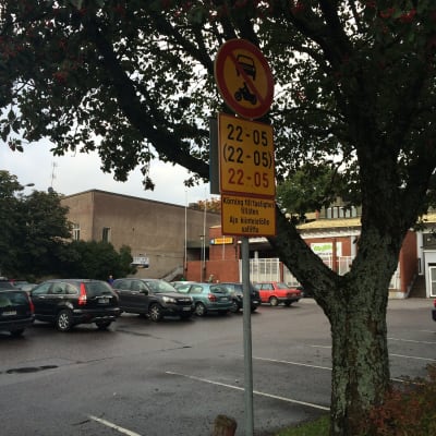 Den så kallade "Matildas parkering" i Ekenäs