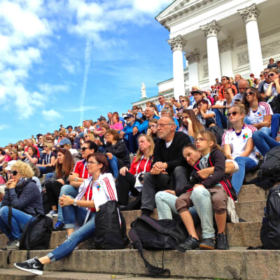 Över 21 000 personer deltog i Gymnaestrada 2015 i Helsingfors.