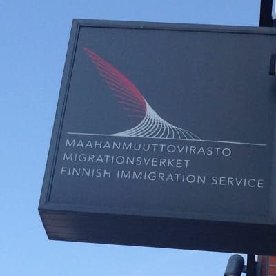 Migrationsverkets skylt