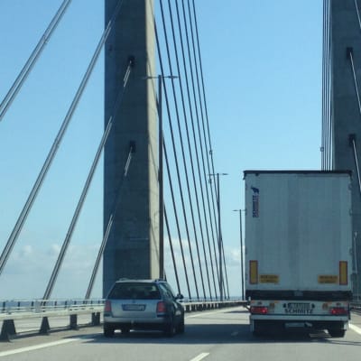 Biltrafik på Öresundsbron