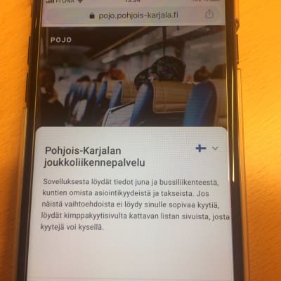 älypuhelimen näyttö. 
