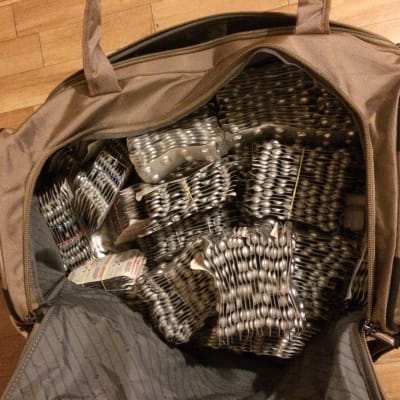 Subutextabletter smugglades i resväskor.
