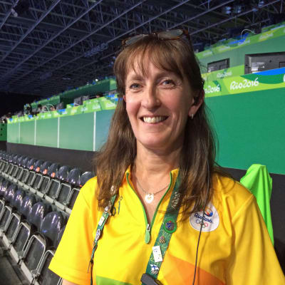 Sonja Grefberg jobbar som bordtennisfunktionär vid OS i Rio.