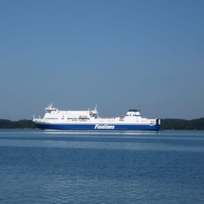 Finnlines fartyg i juli 2014.
