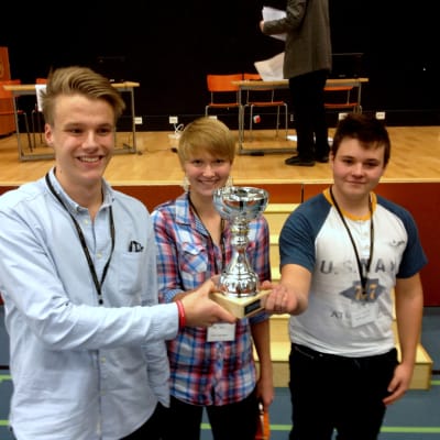 Sebastian Holm, Sofia Bonde och Lucas Nygård