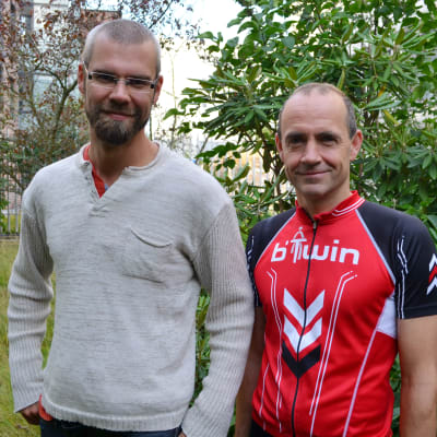 Kim Wikström och Fritjof Sahlström