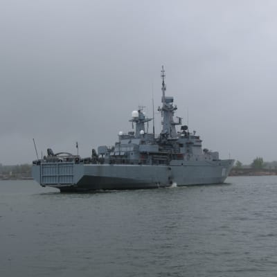 Minfartyget Uusimaa utanför Helsingfors, maj 2017.