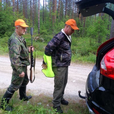 SRVA-miehiä Lieksassa