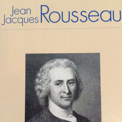Bokpärm - jean Jaques Rousseau.