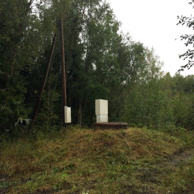 Det här är brunnen som är källa till det förorenade vattnet i Molpe.
