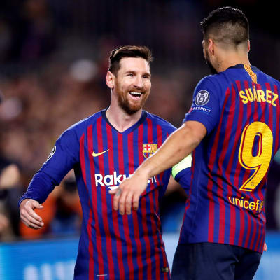 Lionel Messi ja Luis Suarez 