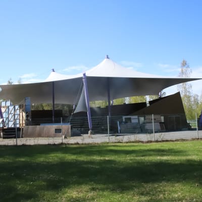 Kirjurinluodon kesäteatteri Porissa. Kirjurinluoto.