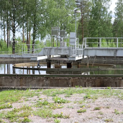 Jätevedenpuhdistamo Lappeenrannessa.