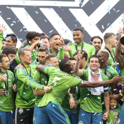 Seattle Sounders juhlii MLS-mestaruutta