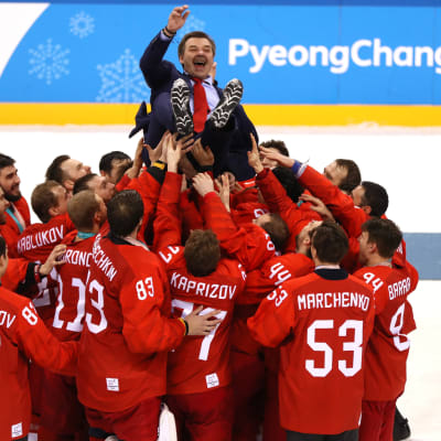 Etelä-Korean olympialaisten jääkiekkofinaali päättyi venäläisten riemujuhliin. 