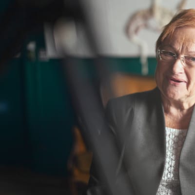 Presidentti Tarja Halonen Avoin kysymys -haastattelussa