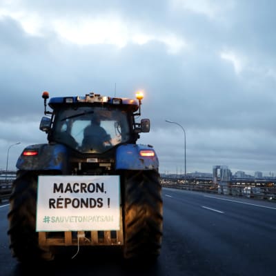 Traktorimarssi Ranskassa