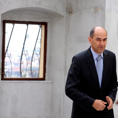 Sloveniens premiärminister Janez Jansa