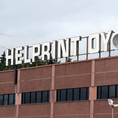 Painotalo Helprintin kyltti Mikkelissä.