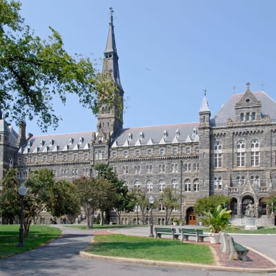 Georgetown University ligger i Washington DC.