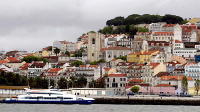 Den historiska delen av Portugals huvudstad Lissabon.