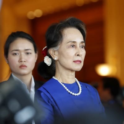 Aung San Suu Kyi.
