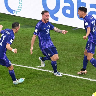Argentina firar mål i VM.