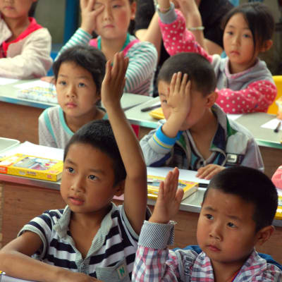 Elever i en kinesisk skola.