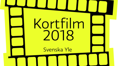 En logo i gult och svart med texten Kortfilm 2018 är symbol för tävlingen.