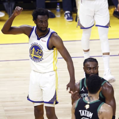 Andrew Wiggins var bästa poängplockare när Golden State tog vann NBA-final nummer fem.