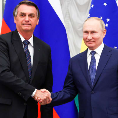 Jair Bolsonaro ja Vladimir Putin.
