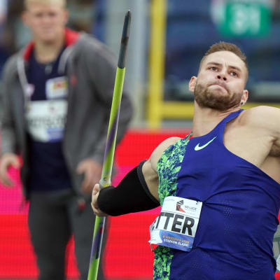 Johannes Vetter heitti sunnuntaina kaikkien aikojen toiseksi pisimmän keihästuloksen.