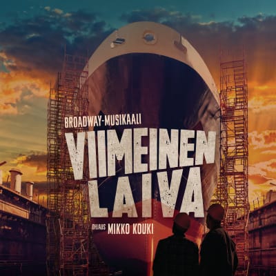 Affisch för musikalen Viimeinen laiva.