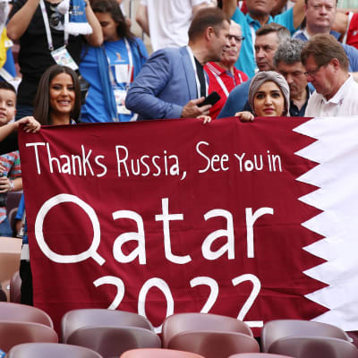 Qatar arrangerar fotbolls-VM 2022. 