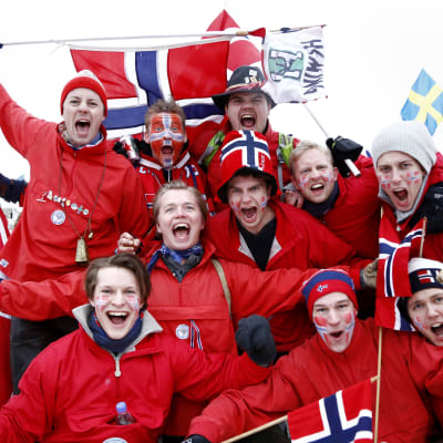 Norska fans, skid-VM 2015.