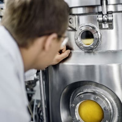 Solar Foods yhtiön kehittämä bioreaktori, jonka lopputuote on soleiini-proteiini