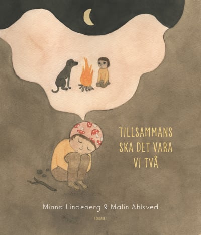 Pärmen till bilderboken "Tillsammans ska det vara vi två" av Minna Lindeberg och Malin Ahlsved.