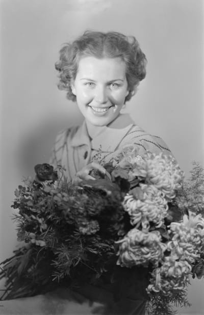 Miss Suomi 1938 ja Miss Eurooppa Sirkka Salonen