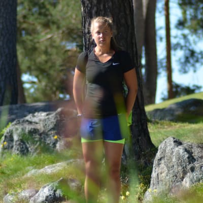 Aino Luoma bor och tränar i Vasa.
