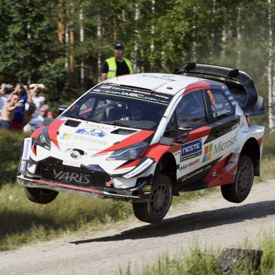 Ott Tänak kör i Jyväskylä