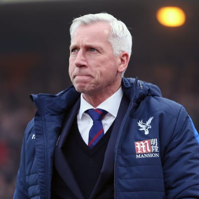 Alan Pardew tränade Crystal Palace i lite mindre än två år.