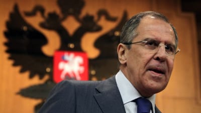 Den ryske utrikesministern Sergei Lavrov.
