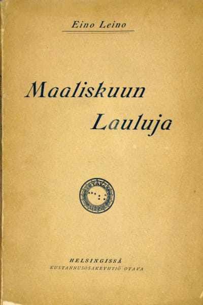 Omslaget till Eino Leinos verk Maaliskuun lauluja.