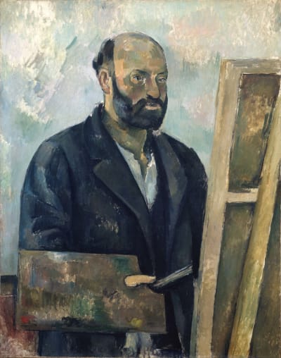 Självporträtt av Paul Cézanne ca 1890.